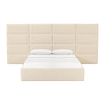 TOV Furniture Eliana Velvet Bed with Wings