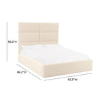 TOV Furniture Eliana Velvet Bed