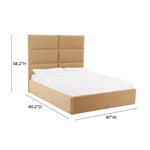 TOV Furniture Eliana Velvet Bed