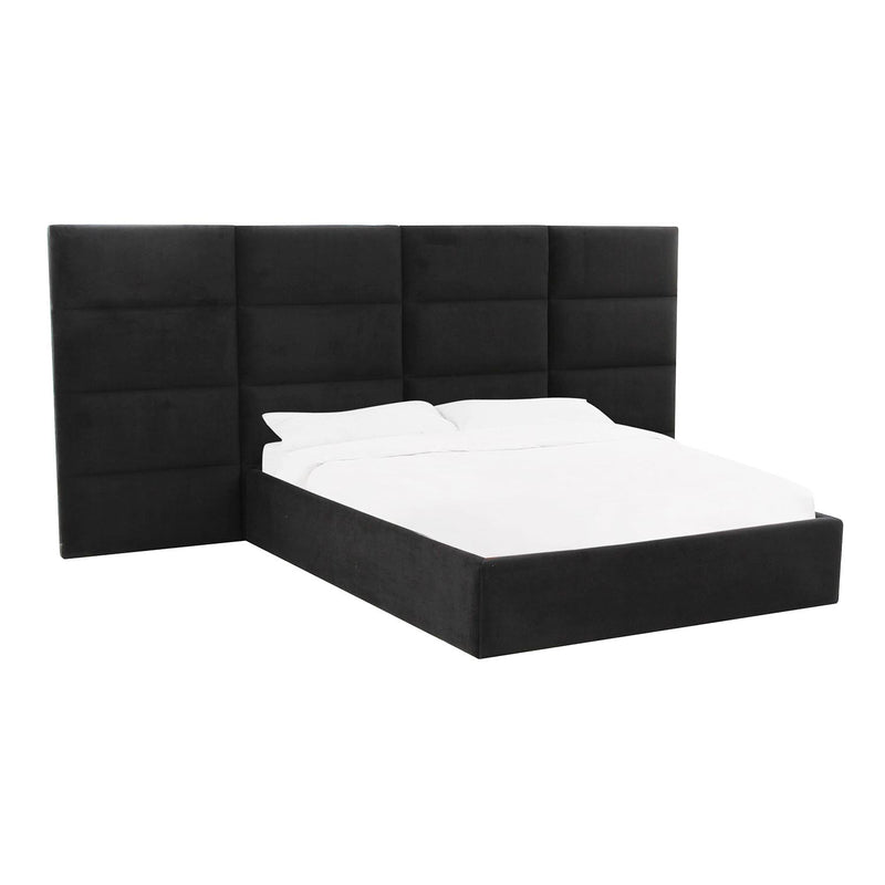 TOV Furniture Eliana Velvet Bed with Wings