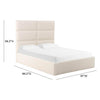 TOV Furniture Eliana Boucle Bed