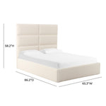 TOV Furniture Eliana Boucle Bed