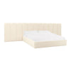 TOV Furniture Palani Velvet Bed with Wings