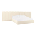 TOV Furniture Palani Velvet Bed with Wings