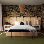 TOV Furniture Palani Velvet Bed with Wings