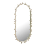 TOV Furniture Bubbles Ivory Oval Wall Mirror