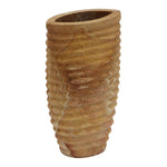 TOV Furniture Saava Ribbed Stone Vase