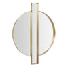 TOV Furniture Carri Gold Round Wall Mirror