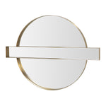 TOV Furniture Carri Gold Round Wall Mirror