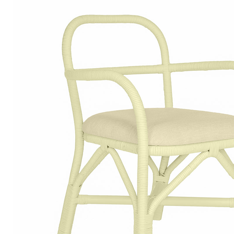 TOV Furniture Ginny Rattan Outdoor Dining Chair