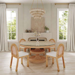 TOV Furniture Amara Rattan Arched Back Dining Chair