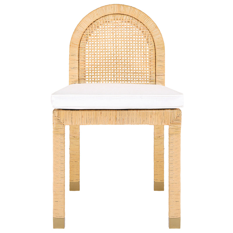 TOV Furniture Amara Rattan Arched Back Dining Chair