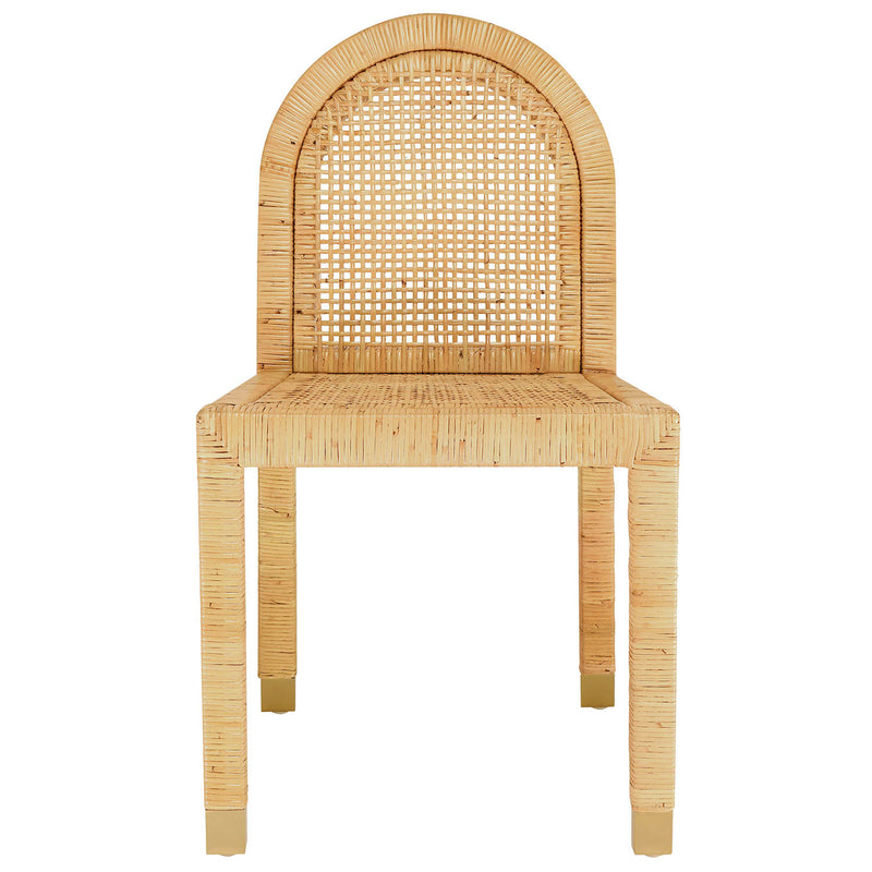 TOV Furniture Amara Rattan Arched Back Dining Chair