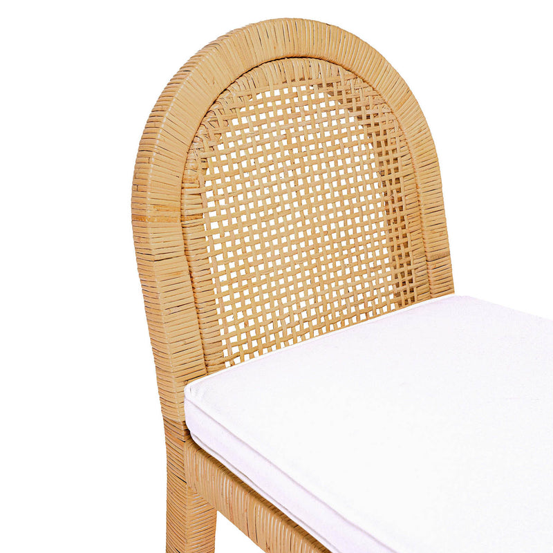 TOV Furniture Amara Rattan Arched Back Dining Chair