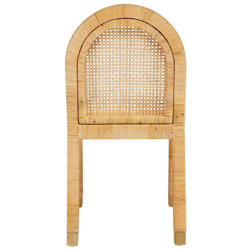 TOV Furniture Amara Rattan Arched Back Dining Chair