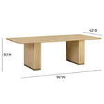 TOV Furniture Chelsea Rectangular Dining Table