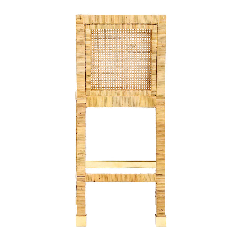 TOV Furniture Amara Rattan Counter Stool