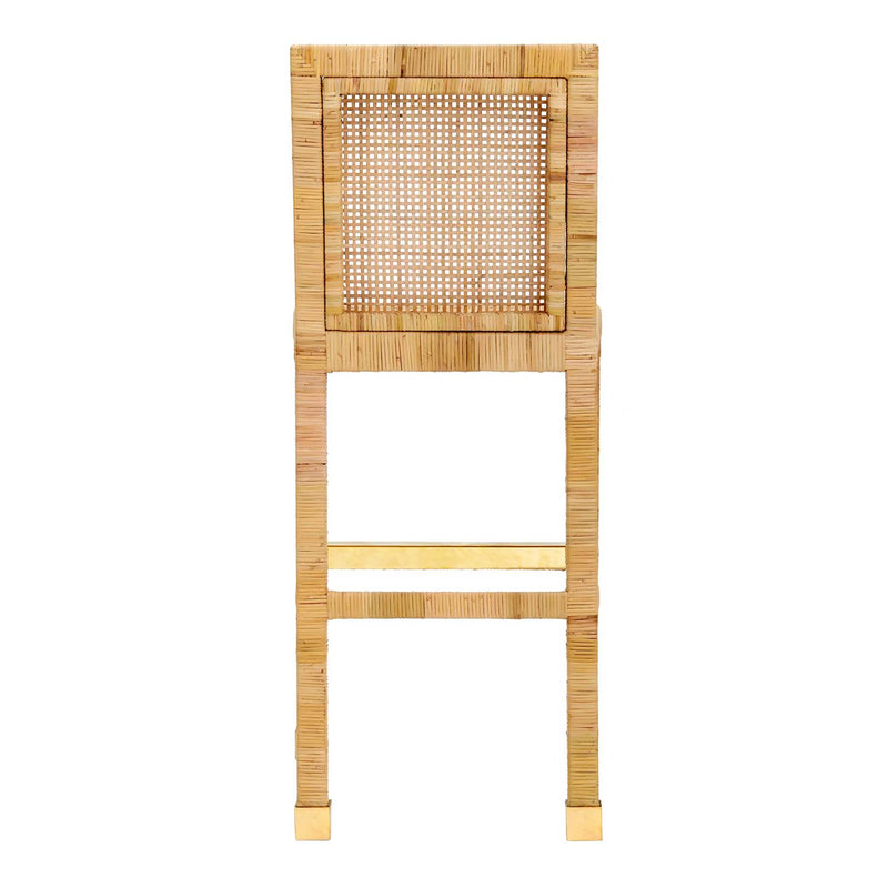 TOV Furniture Amara Rattan Bar Stool