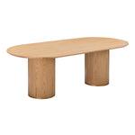 TOV Furniture Brandy Natural Ash Wood Oval Dining Table