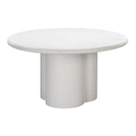 TOV Furniture Elika Faux Plaster Round Dining Table