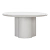 TOV Furniture Elika Faux Plaster Round Dining Table