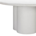 TOV Furniture Elika Faux Plaster Round Dining Table