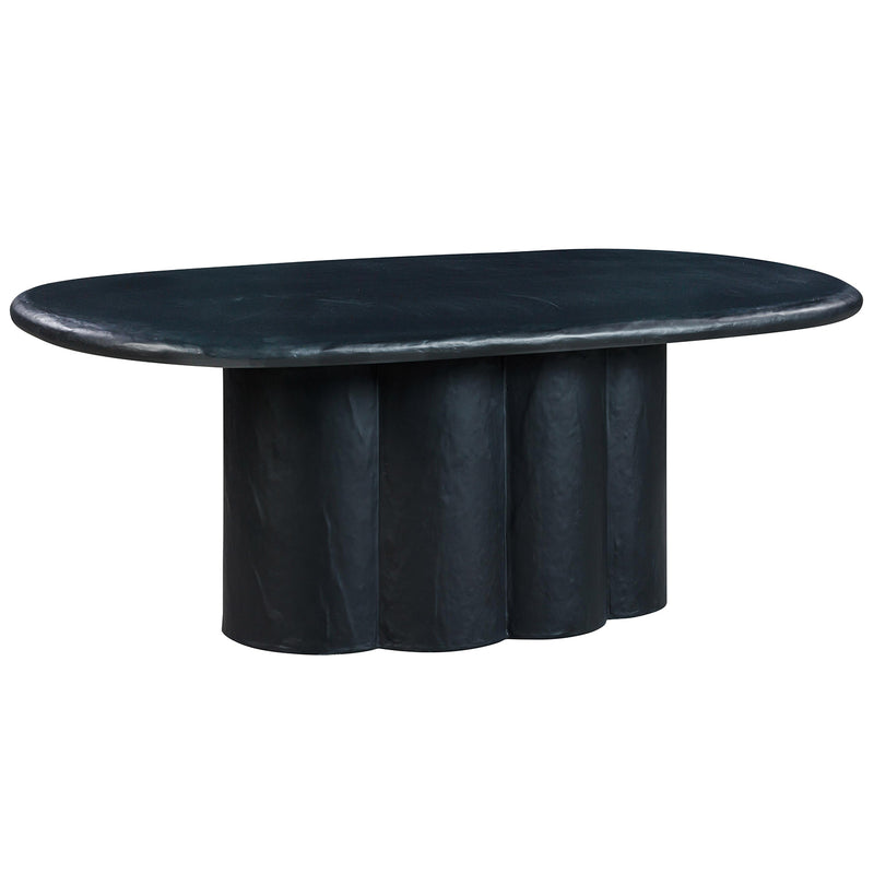 TOV Furniture Elika Faux Plaster Indoor/Outdoor Dining Table