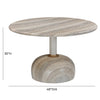 TOV Furniture Omaha Indoor/Outdoor Round Dining Table