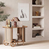 TOV Furniture Yuma Rattan Bar Cart