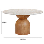 TOV Furniture Cynthia Indoor/Outdoor Round Dining Table