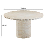 TOV Furniture Blossom Indoor/Outdoor Round Dining Table