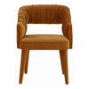 TOV Furniture Zora Cream Velvet Dining Chair