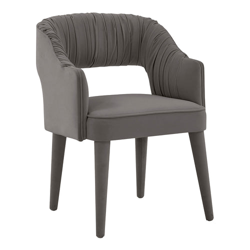 TOV Furniture Zora Cream Velvet Dining Chair