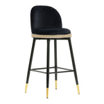 TOV Furniture Harley Velvet Bar Stool