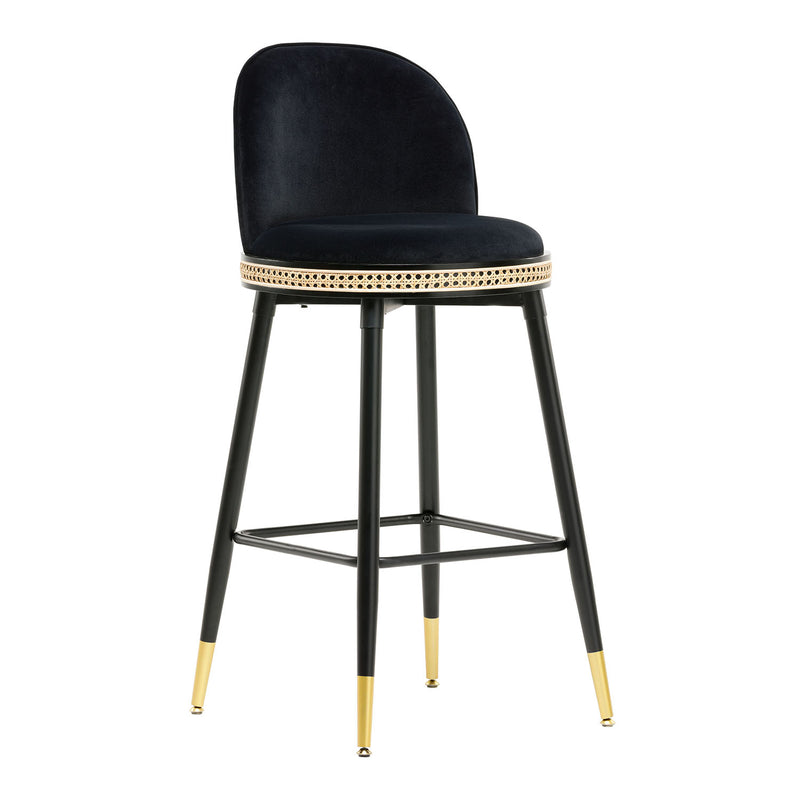 TOV Furniture Harley Velvet Bar Stool