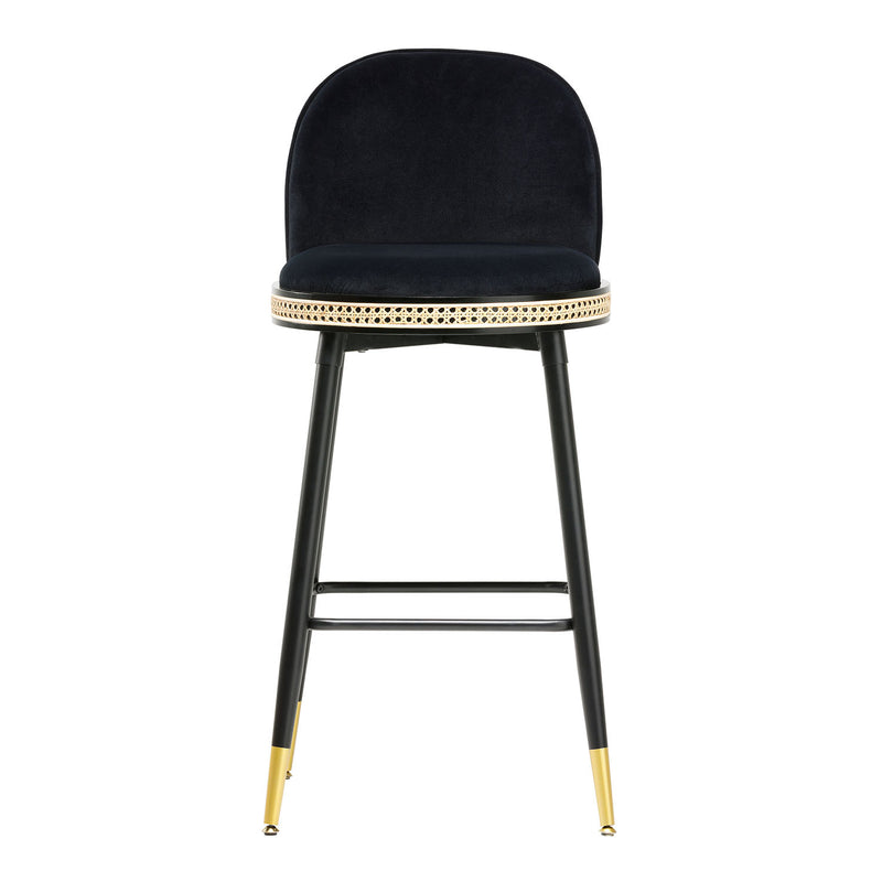 TOV Furniture Harley Velvet Bar Stool