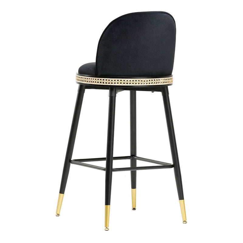 TOV Furniture Harley Velvet Bar Stool