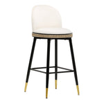 TOV Furniture Harley Velvet Bar Stool