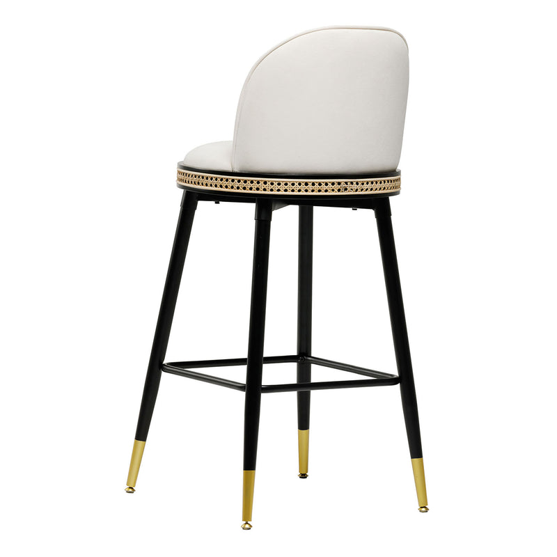 TOV Furniture Harley Velvet Bar Stool