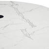 TOV Furniture Piper White Round Dining Table