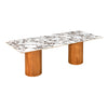 TOV Furniture Tamara Ceramic Rectangular Dining Table