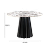 TOV Furniture Jimena Ceramic Round Dining Table