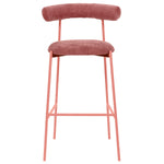 TOV Furniture Liliana Velvet Bar Stool