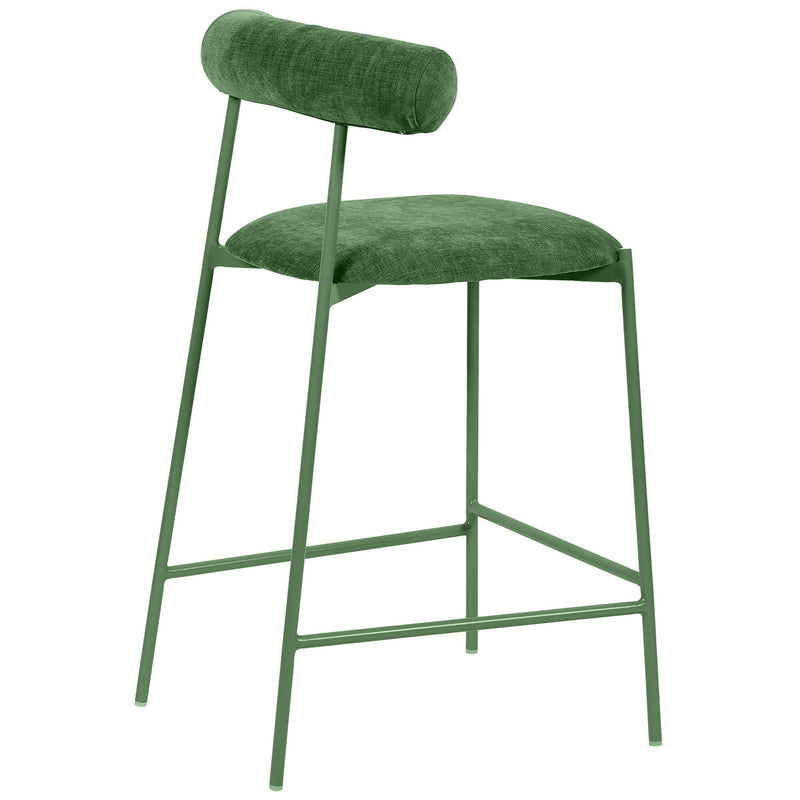 TOV Furniture Liliana Velvet Counter Stool