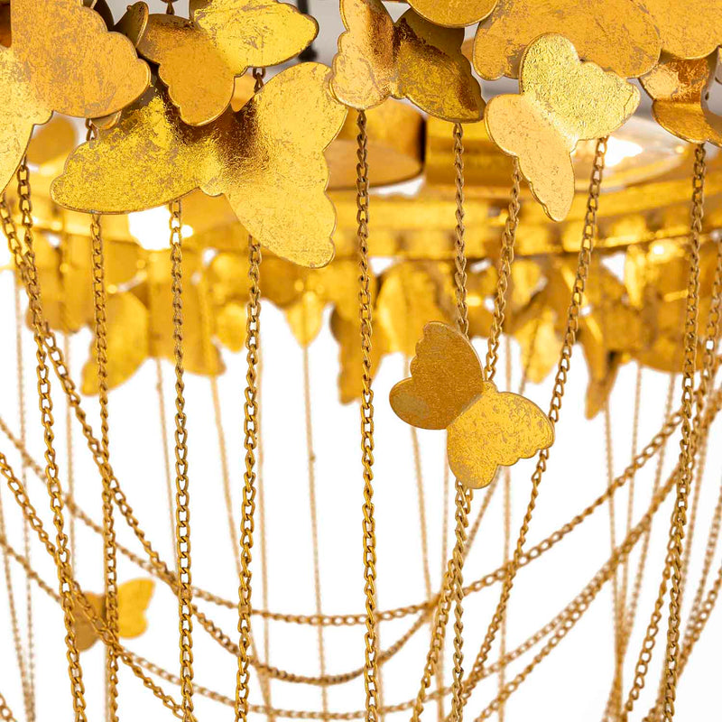 TOV Furniture Butterfly Gold Chandelier