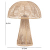 TOV Furniture Oddy Jute Table Lamp