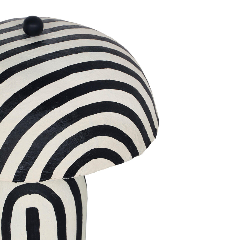 TOV Furniture Maiori Striped Papier Mache Table Lamp