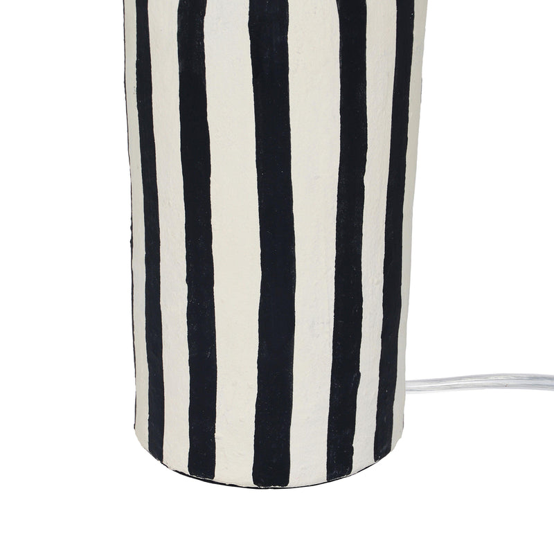 TOV Furniture Maiori Striped Papier Mache Table Lamp