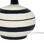 TOV Furniture Positano Striped Papier Mache Table Lamp