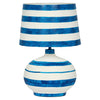 TOV Furniture Positano Striped Papier Mache Table Lamp